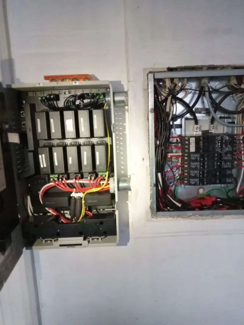 Electrical panel upgrade completed for Carbon Monoxide Detector Installation in Slinger